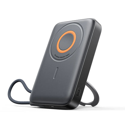 3-in-1 Magnetische Powerbank, 22,5 W Schnellladefunktion, 10000 mAh, kabelloses Ladegerät für iPhone 12–16, AirPods und Smartwatch