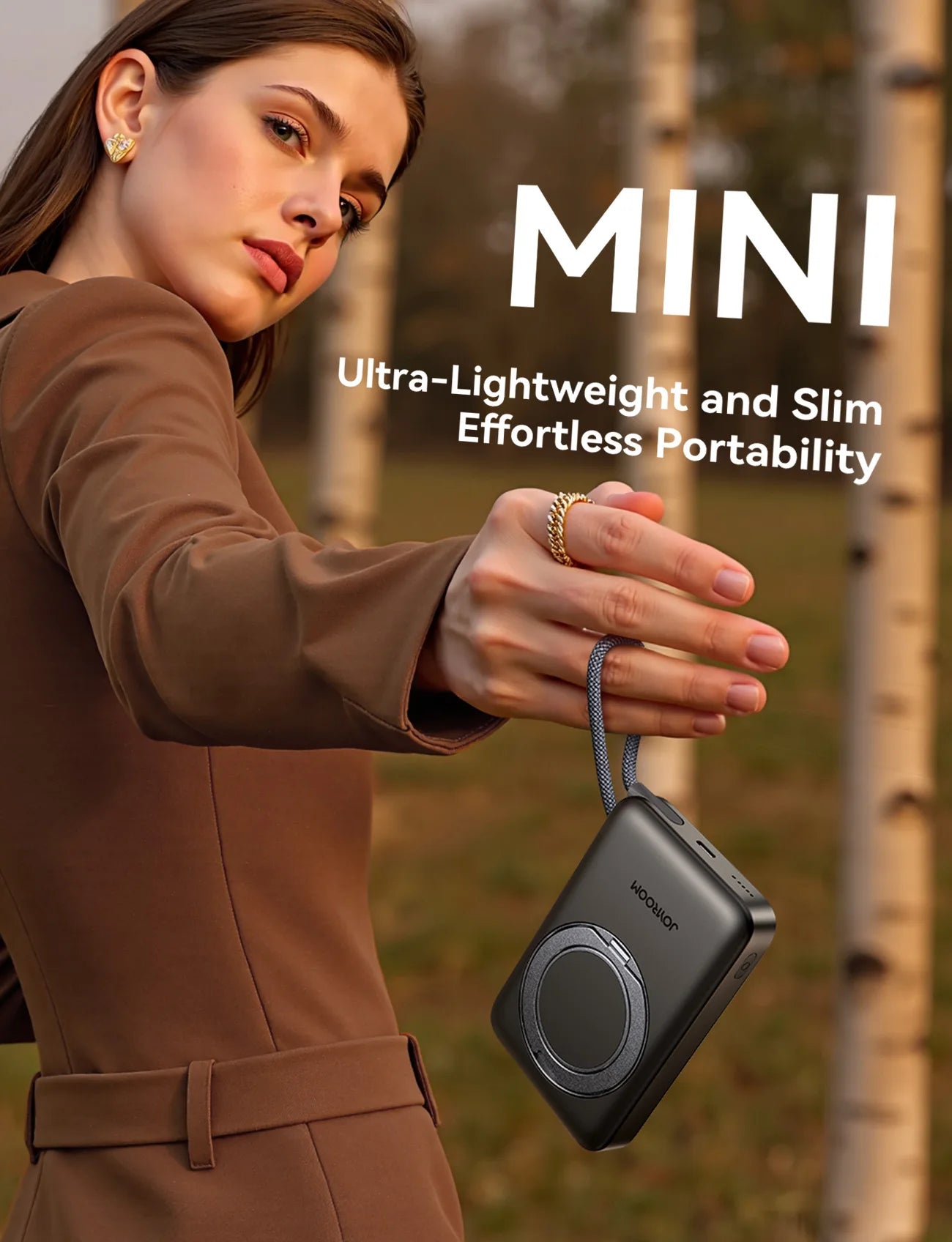 3-in-1 Magnetische Powerbank, 22,5 W Schnellladefunktion, 10000 mAh, kabelloses Ladegerät für iPhone 12–16, AirPods und Smartwatch